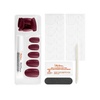 image:imageSally Hansen Salon Effects Perfect Manicure Beet Pray Love Press On Nails Oval Shaped NonDamaging Adhesive Tabs File and Alcohol Pad IncludedBeet Pray Love