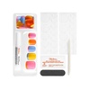 image:imageSally Hansen Salon Effects Perfect Manicure Block Party Press On Nails Square Shaped NonDamaging Adhesive Tabs File and Alcohol Pad Included1 Count Pack of 1
