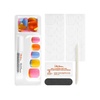 image:imageSally Hansen Salon Effects Perfect Manicure Block Party Press On Nails Square Shaped NonDamaging Adhesive Tabs File and Alcohol Pad Included1 Count Pack of 2