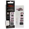 image:imageSally Hansen Salon Effects Perfect Manicure Check Please Press On Nails Square Shaped NonDamaging Adhesive Tabs File and Alcohol Pad Included24 Count Pack of 2