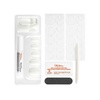 image:imageSally Hansen Salon Effects Perfect Manicure Get Mod Press On Nails Square Shaped NonDamaging Adhesive Tabs File and Alcohol Pad Included24 Count Pack of 1