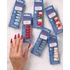 image:imageSally Hansen Salon Effects Perfect Manicure Holiday Heartstrings Press On Nails NonDamaging Adhesive Tabs File and Alcohol Pad Included