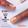 image:imageSally Hansen Salon Effects Perfect Manicure HypNautical Press On Nails Coffin Shaped NonDamaging Adhesive Tabs File and Alcohol Pad Included24 Count Pack of 2