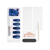 image:imageSally Hansen Salon Effects Perfect Manicure HypNautical Press On Nails Coffin Shaped NonDamaging Adhesive Tabs File and Alcohol Pad Included24 Count Pack of 2