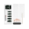 image:imageSally Hansen Salon Effects Perfect Manicure Leaf Me Be Press On Nails Coffin Shaped NonDamaging Adhesive Tabs File and Alcohol Pad Included