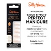 image:imageSally Hansen Salon Effects Perfect Manicure MoonAmi Press On Nails Oval Shaped NonDamaging Adhesive Tabs File and Alcohol Pad Included1 Count Pack of 2