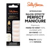 image:imageSally Hansen Salon Effects Perfect Manicure On Pointe Press On Nails Coffin Shaped NonDamaging Adhesive Tabs File and Alcohol Pad Included Pack of 21 Count Pack of 2