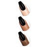 image:imageSally Hansen Salon Effects Perfect Manicure Onyxpected Press On Nails Coffin Shaped NonDamaging Adhesive Tabs File and Alcohol Pad Included