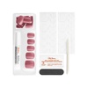 image:imageSally Hansen Salon Effects Perfect Manicure Pink Clay Press On Nails Square Shaped NonDamaging Adhesive Tabs File and Alcohol Pad Included24 Count Pack of 2