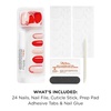 image:imageSally Hansen Salon Effects Perfect Manicure PressOn Nails  Easy to Apply NonDamaging  24 Nails Adhesive Tabs File amp Alcohol Pad Included  Holiday  Santa Sweetie