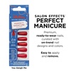 image:imageSally Hansen Salon Effects Perfect Manicure PressOn Nails  Easy to Apply NonDamaging  24 Nails Adhesive Tabs File amp Alcohol Pad Included  Holiday  You Sleigh Me1 Count Pack of 1