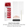image:imageSally Hansen Salon Effects Perfect Manicure PressOn Nails  Easy to Apply NonDamaging  24 Nails Adhesive Tabs File amp Alcohol Pad Included  Holiday  You Sleigh Me1 Count Pack of 1