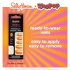 image:imageSally Hansen Salon Effects Perfect Manicure Ring Pop Do Me A Flavor Press On Nails Oval Shaped NonDamaging Adhesive Tabs File and Alcohol Pad Included