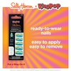 image:imageSally Hansen Salon Effects Perfect Manicure Ring Pop Put A Ring On It Press On Nails Coffin Shaped NonDamaging Adhesive Tabs File and Alcohol Pad Included