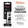image:imageSally Hansen Salon Effects Perfect Manicure Rose amp Shine Press On Nails Almond Shaped NonDamaging Adhesive Tabs File and Alcohol Pad Included1 Count Pack of 2