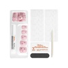image:imageSally Hansen Salon Effects Perfect Manicure What A Star Press On Nails Square Shaped NonDamaging Adhesive Tabs File and Alcohol Pad Included1 Count Pack of 2
