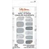 image:imageSally Hansen Salon Effects Nail Strips  No UV Light Needed No Dry Time LongLasting NonDamaging  32 Nail Strips 1 Cuticle Stick Nail File Prep Pad  MarbleOUS Slate