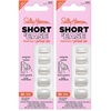 image:imageSally Hansen Salon Effects Perfect PressOn ShortEase Nails  Square Shape  Easy to Apply NonDamaging Natural Look Vitamin E amp B5  30 Nails Nail Glue Adhesive Tabs File Short Circute30 Count Pack of 2