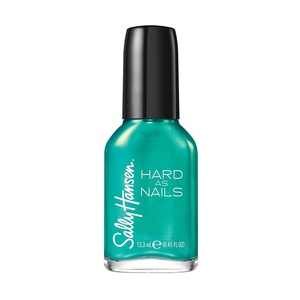 image:imageSally Hansen  Hard as Nails Color  Iridescent Sea  Impenetrablue  045 fl oz650 Made in Jade