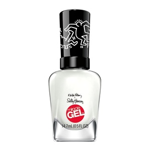 image:imageSally Hansen Miracle Gel Keith Haring Salon Quality Nail Polish  GelLike Formula TwoStep System No UV Light Needed Long Lasting  Opaque Glossy  918 Blanc Canvas  White Nail Polish