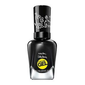 image:imageSally Hansen Miracle Gel Keith Haring Sketched in Stone Long Lasting GelLike Formula No UV Lamp Needed Black Nail Polish