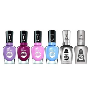 image:imageSally Hansen Miracle Gel Nail Polish Spring Bundle Shiny Top Coat Matte Top Coat Pinky Promise Beet Pray Love Street Floor Sugar Fix