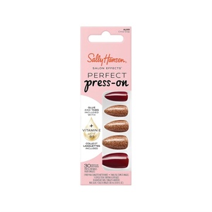 image:imageSally Hansen Perfect PressOns Twice as Nice 2 Be or Not to BeAlmond Nails  CinnaSnap