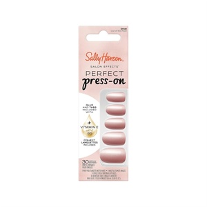 image:imageSally Hansen Perfect PressOns Twice as Nice 2 Be or Not to BeOval Nails  Out Of This Pearl