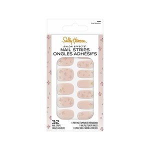 image:imageSally Hansen Salon Effects Nail Strips  No UV Light Needed No Dry Time LongLasting NonDamaging  32 Nail Strips 1 Cuticle Stick Nail File Prep Pad  Pink Blossom