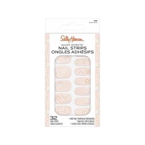 image:imageSally Hansen Salon Effects Nail Strips  No UV Light Needed No Dry Time LongLasting NonDamaging  32 Nail Strips 1 Cuticle Stick Nail File Prep Pad  Starlit Burst