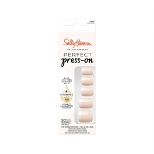 image:imageSally Hansen Salon Effects Perfect Manicure  La Mode Press On Nails Square Shaped NonDamaging Adhesive Tabs File and Alcohol Pad Included La Mode