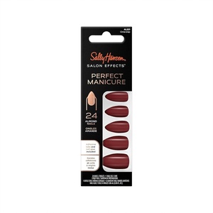 image:imageSally Hansen Salon Effects Perfect Manicure CinnaSnap Press On Nails Almond Shaped NonDamaging Adhesive Tabs File and Alcohol Pad Included1 Count Pack of 1
