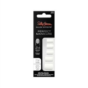 image:imageSally Hansen Salon Effects Perfect Manicure Get Mod Press On Nails Square Shaped NonDamaging Adhesive Tabs File and Alcohol Pad Included24 Count Pack of 1