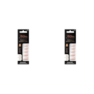 image:imageSally Hansen Salon Effects Perfect Manicure OmbreLievable Press On Nails Oval Shaped NonDamaging Adhesive Tabs File and Alcohol Pad Included1 Count Pack of 2