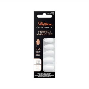 image:imageSally Hansen Salon Effects Perfect Manicure Only Have Ice For You Press On Nails Almond Shaped NonDamaging Adhesive Tabs File and Alcohol Pad Included24 Count Pack of 1