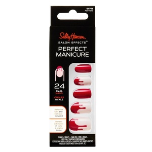 image:imageSally Hansen Salon Effects Perfect Manicure PlasMania Press On Nails NonDamaging Adhesive Tabs File and Alcohol Pad Included