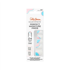 image:imageSally Hansen Salon Effects Perfect Manicure PressOn Nails  Oval Shape  Easy to Apply NonDamaging  24 Nails Adhesive Tabs File amp Alcohol Pad Included  Pride  Paint Your Story24 Count Pack of 1