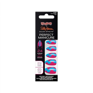 image:imageSally Hansen Salon Effects Perfect Manicure Ring Pop Thank You Berry Much Press On Nails Almond Shaped NonDamaging Adhesive Tabs File and Alcohol Pad Included