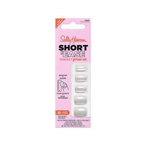 image:imageSally Hansen Salon Effects Perfect PressOn ShortEase Nails  Square Shape  Easy to Apply NonDamaging Natural Look Vitamin E amp B5  30 Nails Nail Glue Adhesive Tabs File Short Circute30 Count Pack of 1