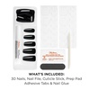 image:imageSally Hansen Salon Effects Perfect PressOn Nails  Coffin Shape  Easy to Apply NonDamaging  30 Nails Nail Glue Adhesive Tabs File  Going WildCoffin Nails  OnyxPected
