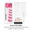 image:imageSally Hansen Salon Effects Perfect PressOn Nails  Coffin Shape  Easy to Apply NonDamaging  30 Nails Nail Glue Adhesive Tabs File  Going WildCoffin Nails  CoquetteMeNot