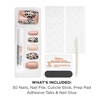 image:imageSally Hansen Salon Effects Perfect PressOn Nails  Coffin Shape  Easy to Apply NonDamaging  30 Nails Nail Glue Adhesive Tabs File  Going WildCoffin Nails  Going Wild