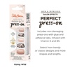 image:imageSally Hansen Salon Effects Perfect PressOn Nails  Coffin Shape  Easy to Apply NonDamaging  30 Nails Nail Glue Adhesive Tabs File  Going WildCoffin Nails  Going Wild