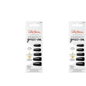 image:imageSally Hansen Salon Effects Perfect PressOn Nails  Coffin Shape  Easy to Apply NonDamaging  30 Nails Nail Glue Adhesive Tabs File  Going Wild     