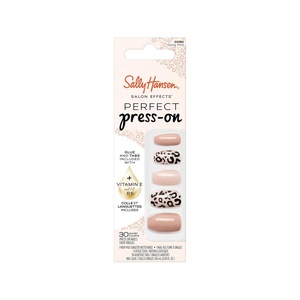 image:imageSally Hansen Salon Effects Perfect PressOn Nails  Coffin Shape  Easy to Apply NonDamaging  30 Nails Nail Glue Adhesive Tabs File  Going WildCoffin Nails  Going Wild