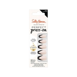 image:imageSally Hansen Salon Effects Perfect PressOn Nails  Coffin Shape  Easy to Apply NonDamaging  30 Nails Nail Glue Adhesive Tabs File  Going WildCoffin Nails  French Twist
